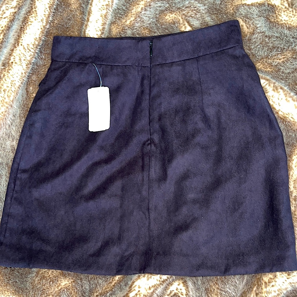 🆕 Forever 21 Faux Suede Mini Skirt - Picture 8 of 11